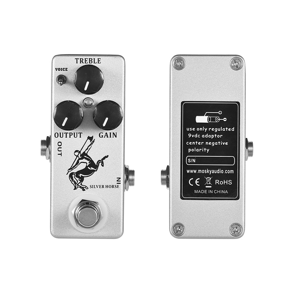 Silver Horse Overdrive Boost Guitar Effect Pedal M734461