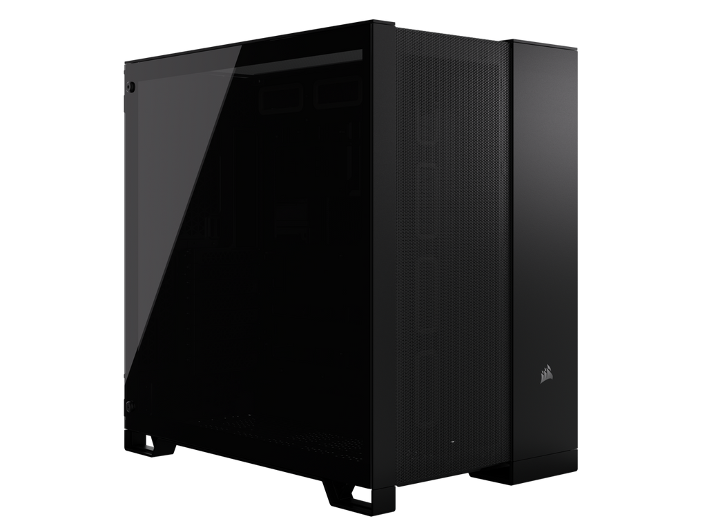 Black Super Mid-Tower Tempered Glass Airflow Case S7129