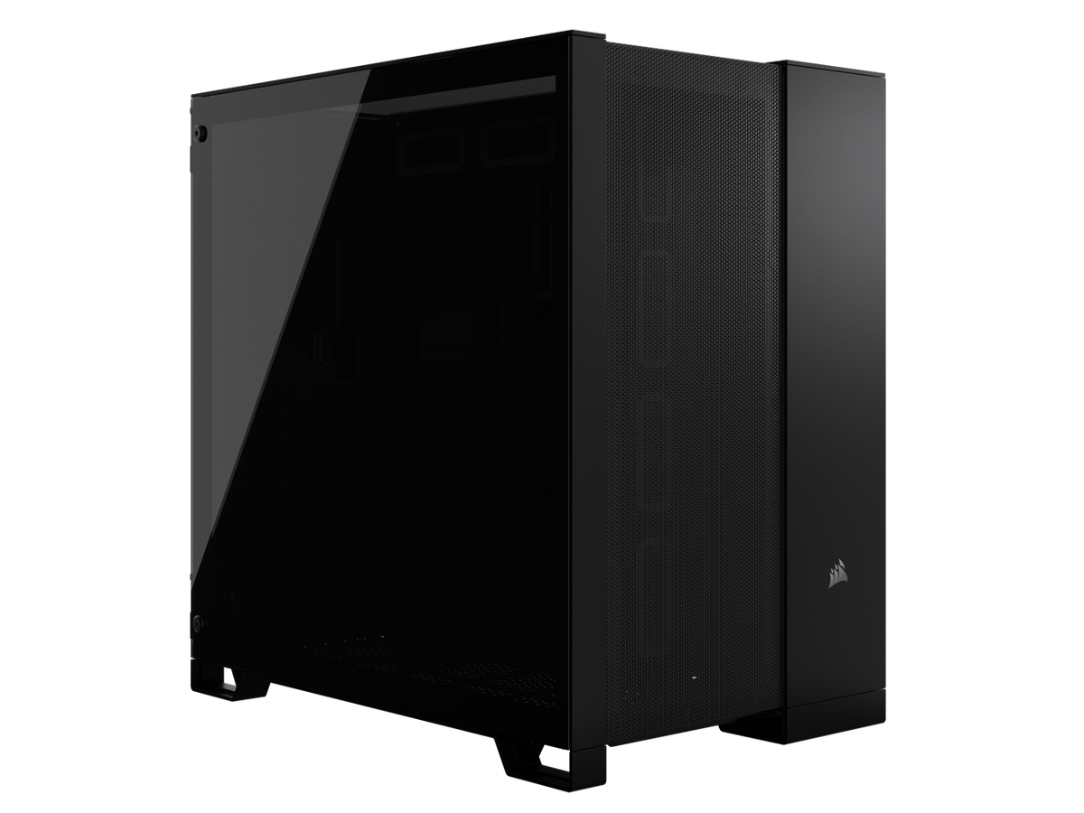 Black Super Mid-Tower Tempered Glass Airflow Case S7129