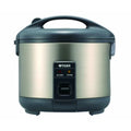 5.5-Cup Stainless Steel Gray Rice Cooker and Warmer S55129