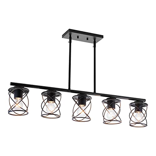 Brushed Nickel 4-Light Linear Pendant Light W181531