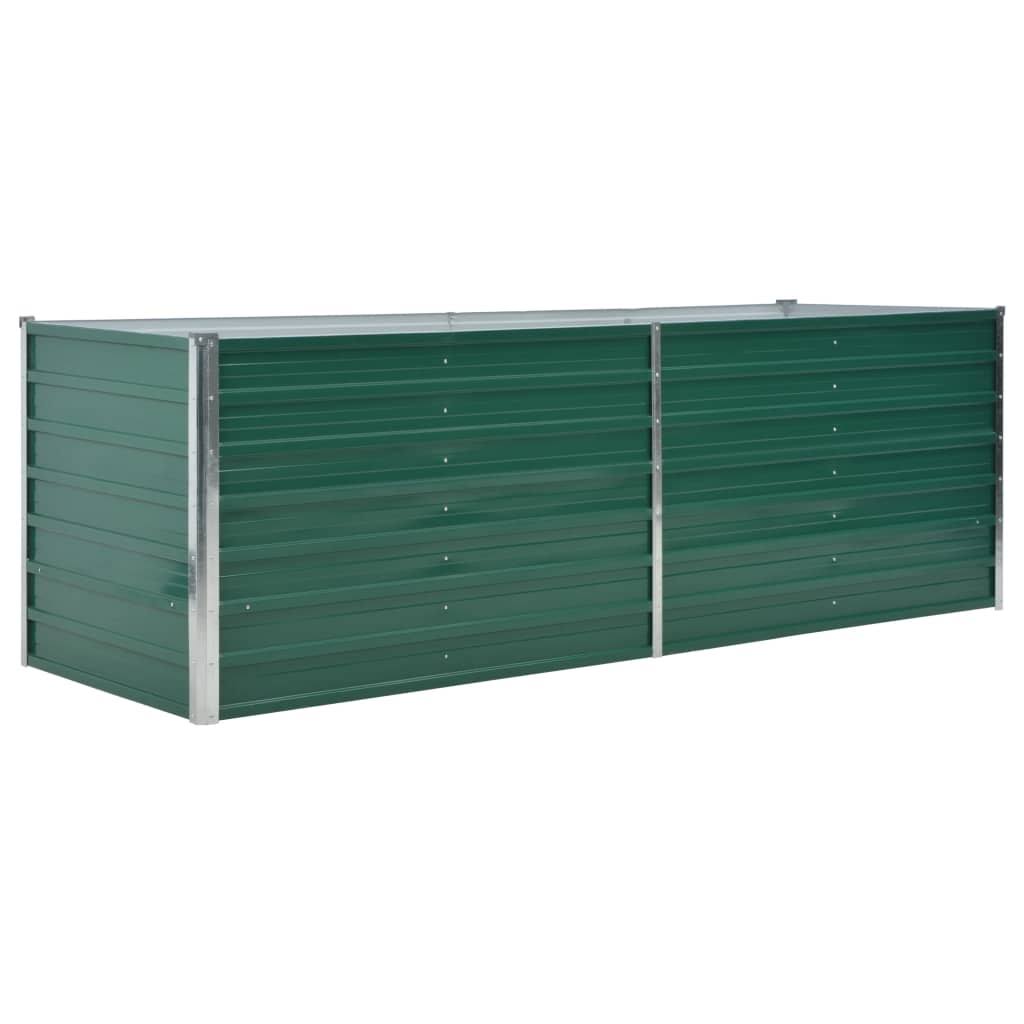 Galvanized Steel Garden Raised Bed Gray O533