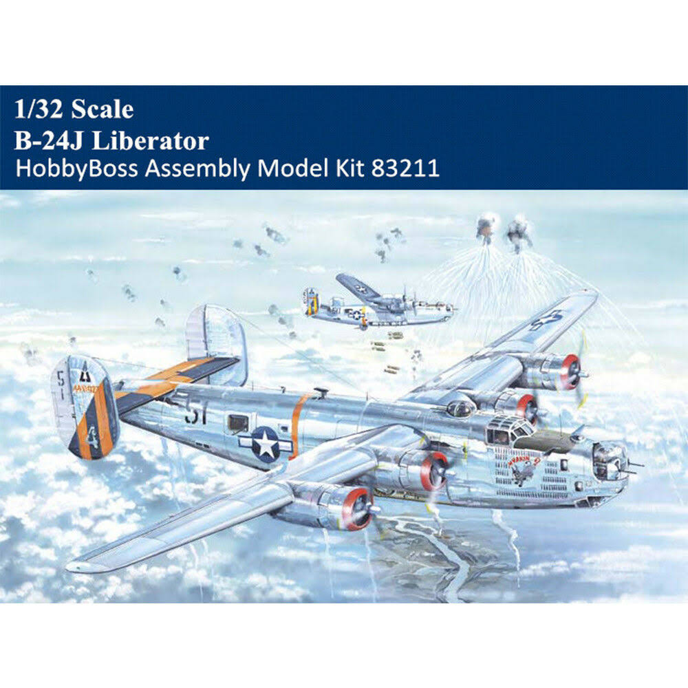 1/32 Consolidated B-24J Liberator Plastic Model Kit K930
