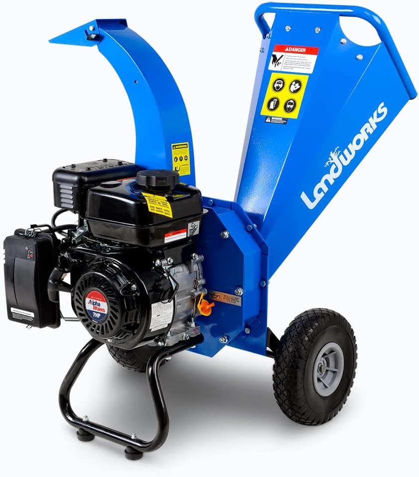 7HP 3 Inch Heavy Duty Wood Chipper Shredder Mulcher Y905