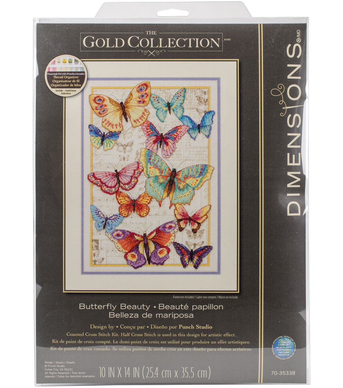 Butterfly Counted Cross Stitch Kit A593