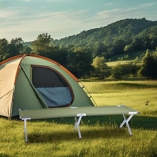 Folding Camping Cot with Carry Bag P7480