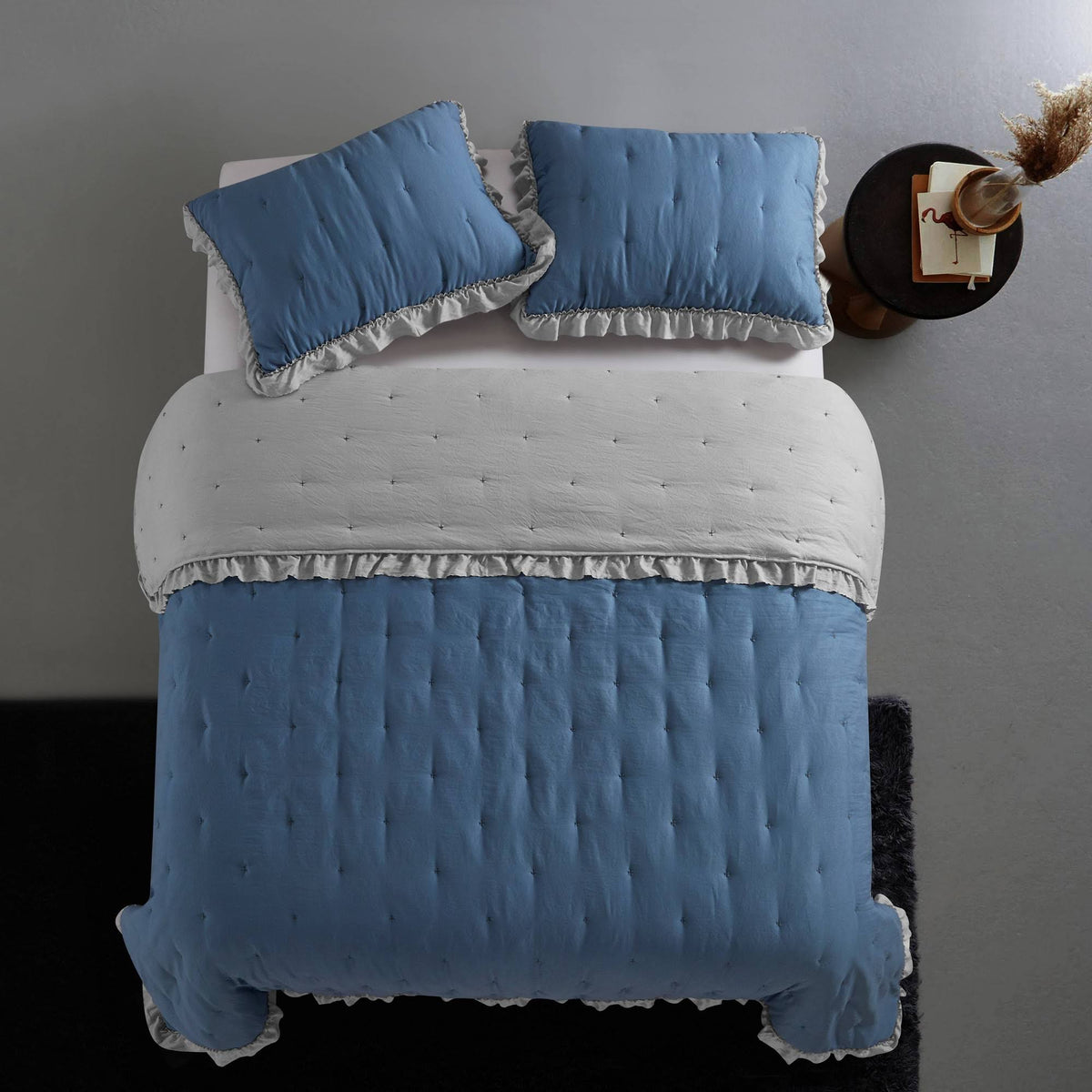 3 Piece Microfiber Quilt Set T394