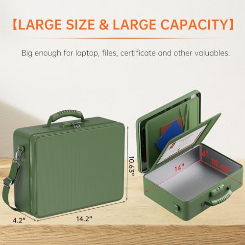 Fireproof Document Bag with Lock S63958