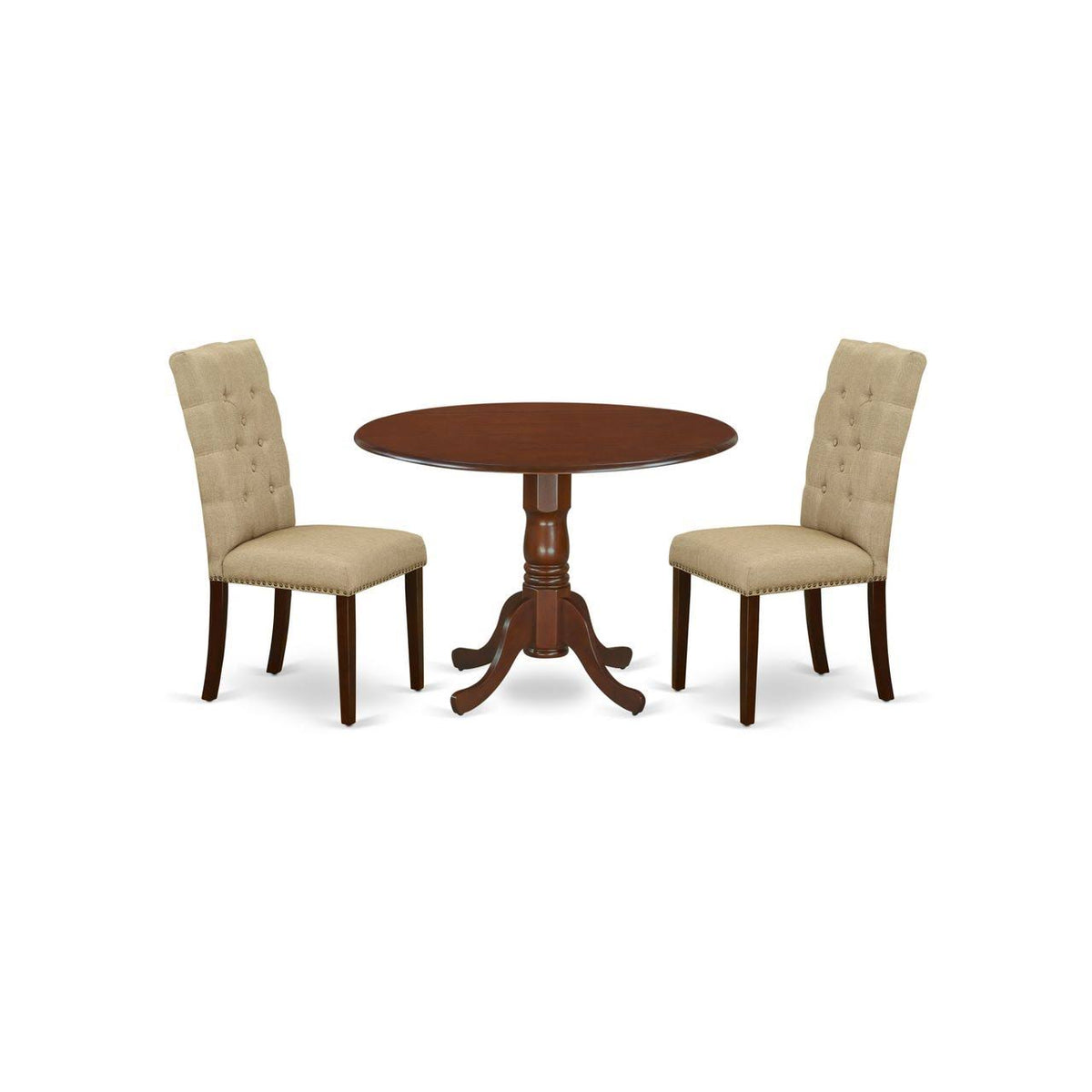 3 Piece Mid Century Dining Table Set V961