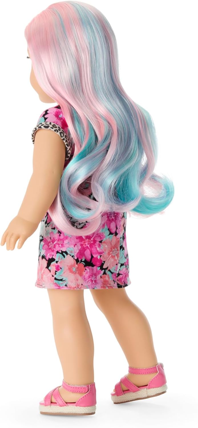 18-inch Doll with Lt Blue Eyes, Multicolor Hair, Lt Skin M854