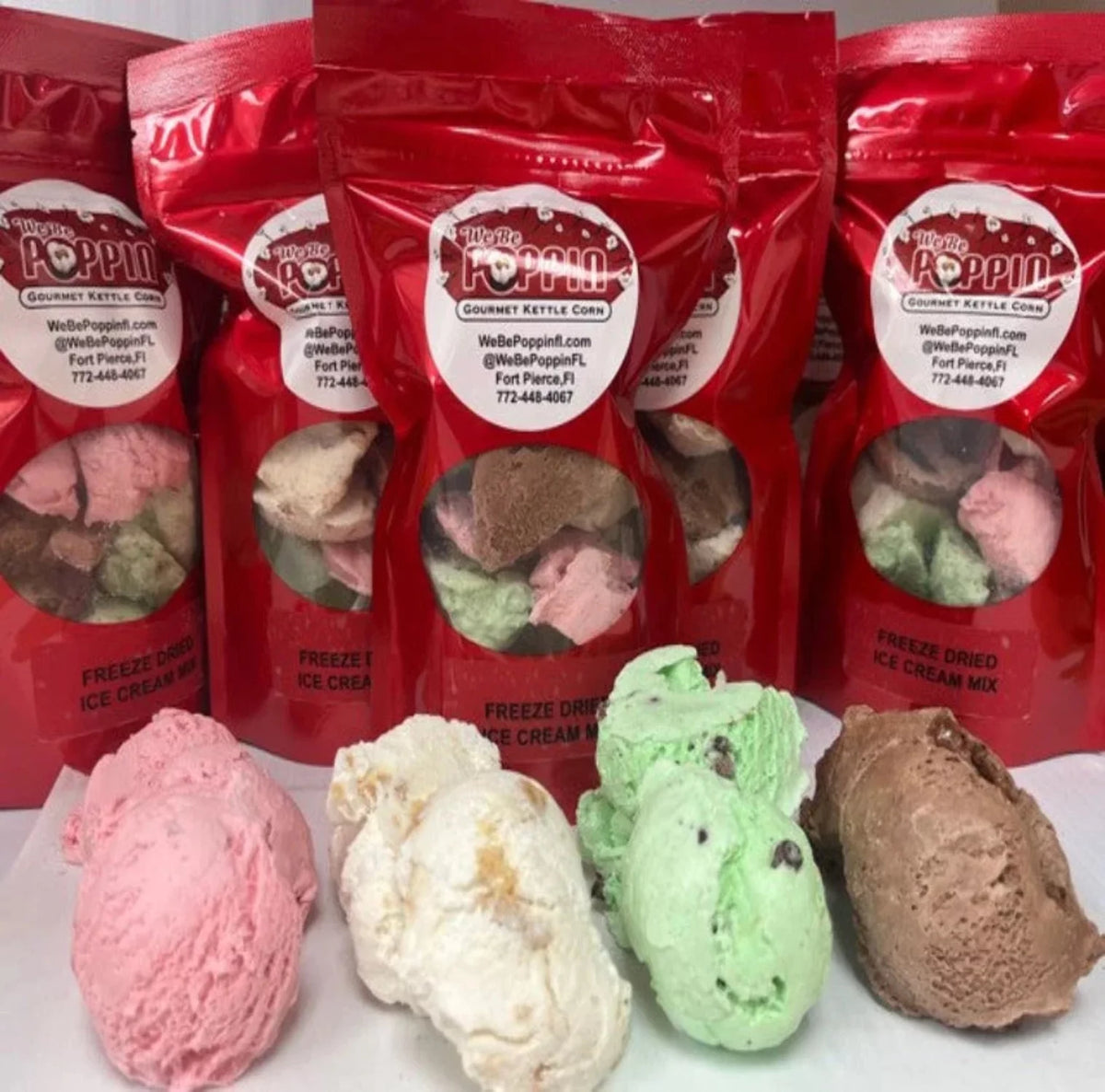 5 Pack Freeze Dried Ice Cream D2490