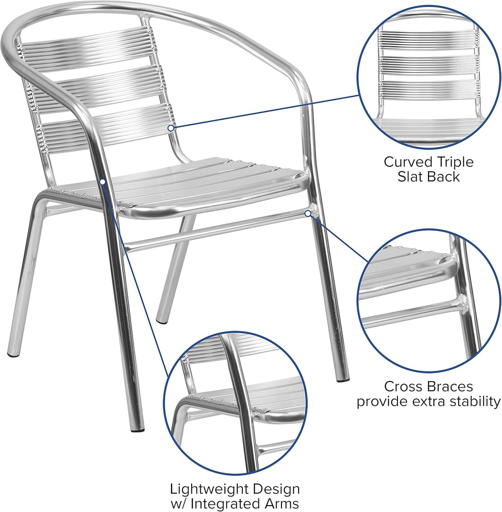 Heavy Duty Aluminum Stack Chair W423102