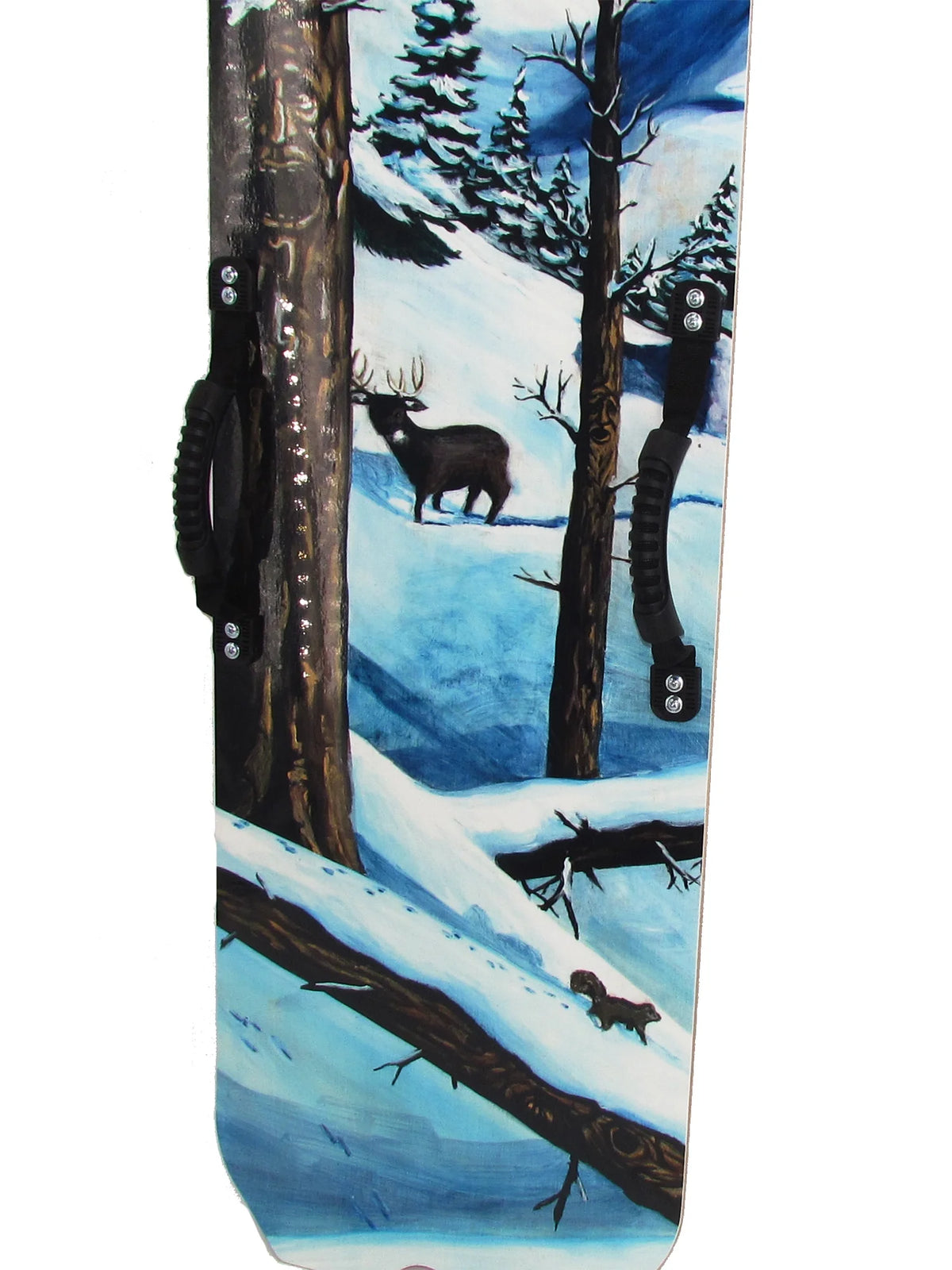 5' Wooden Snow Sled with Rope and Handles T72062