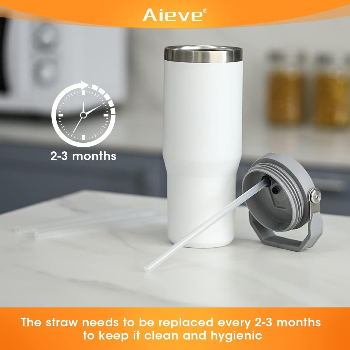Straw Replacement for Stanley Iceflow Tumbler 30 oz (6 Pack) W381
