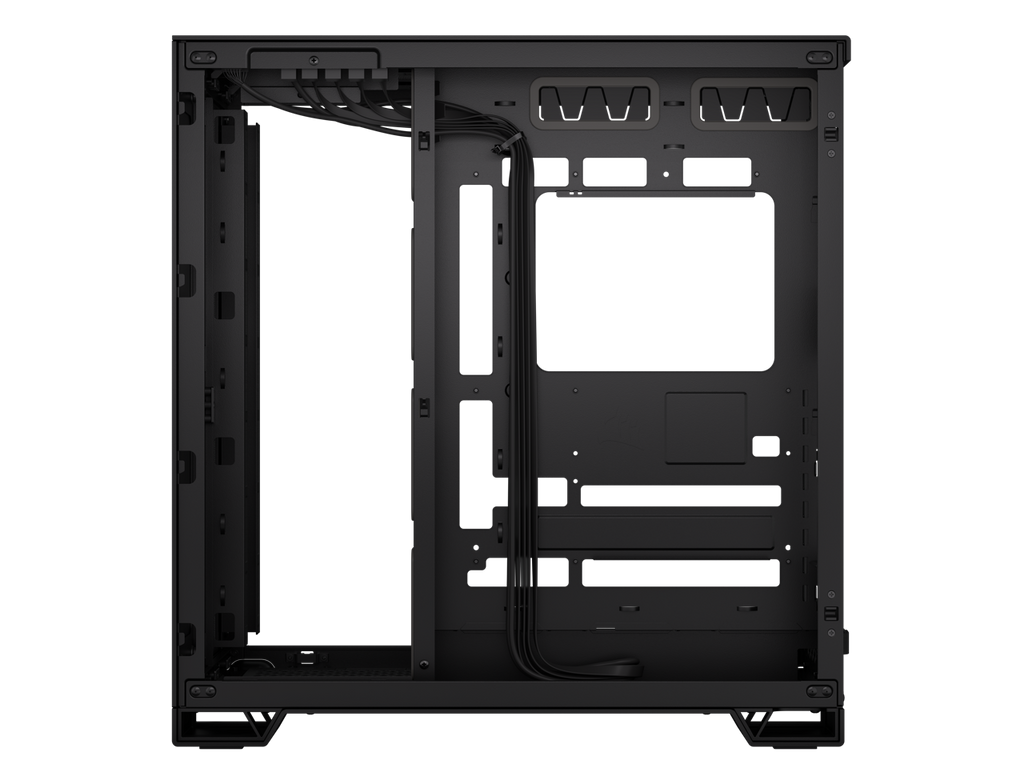 Black Super Mid-Tower Tempered Glass Airflow Case S7129