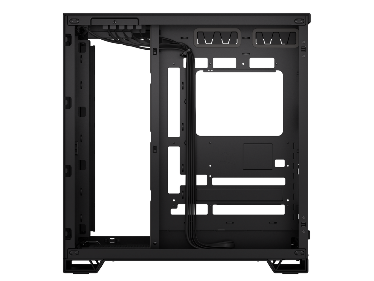 Black Super Mid-Tower Tempered Glass Airflow Case S7129