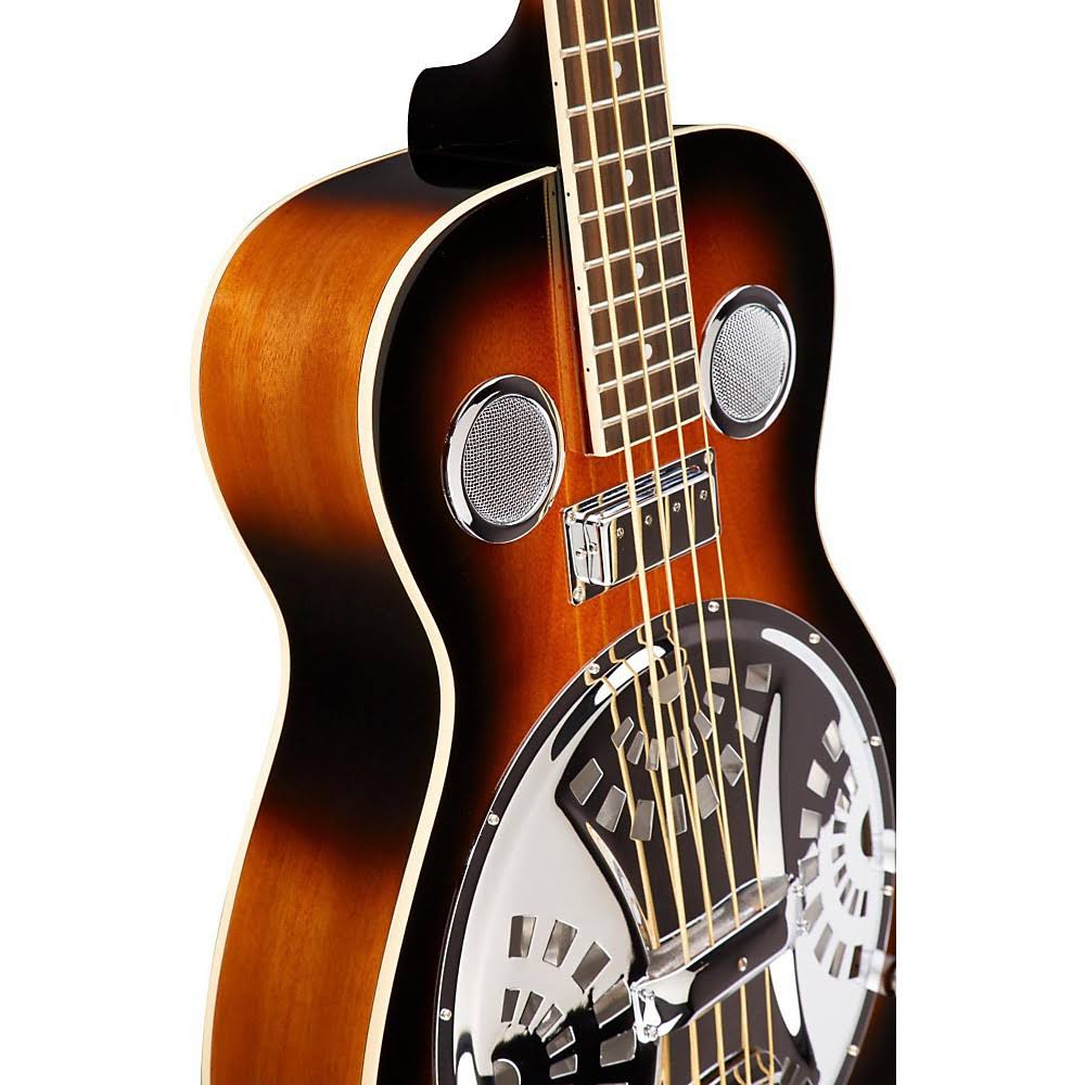 Tobacco Sunburst Resophonic Bass Guitar Z327