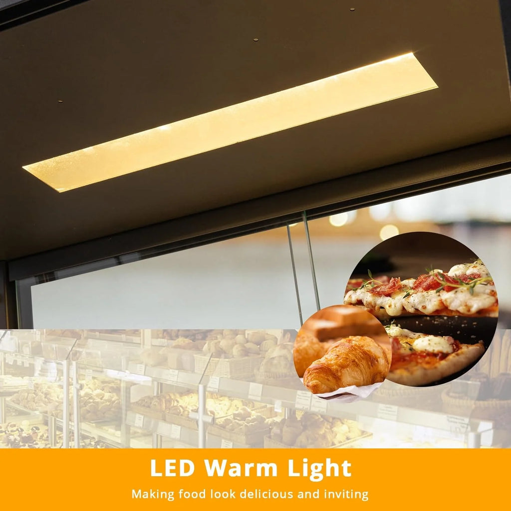 3-Tier Electric Food Warmer with Glass Door O663150