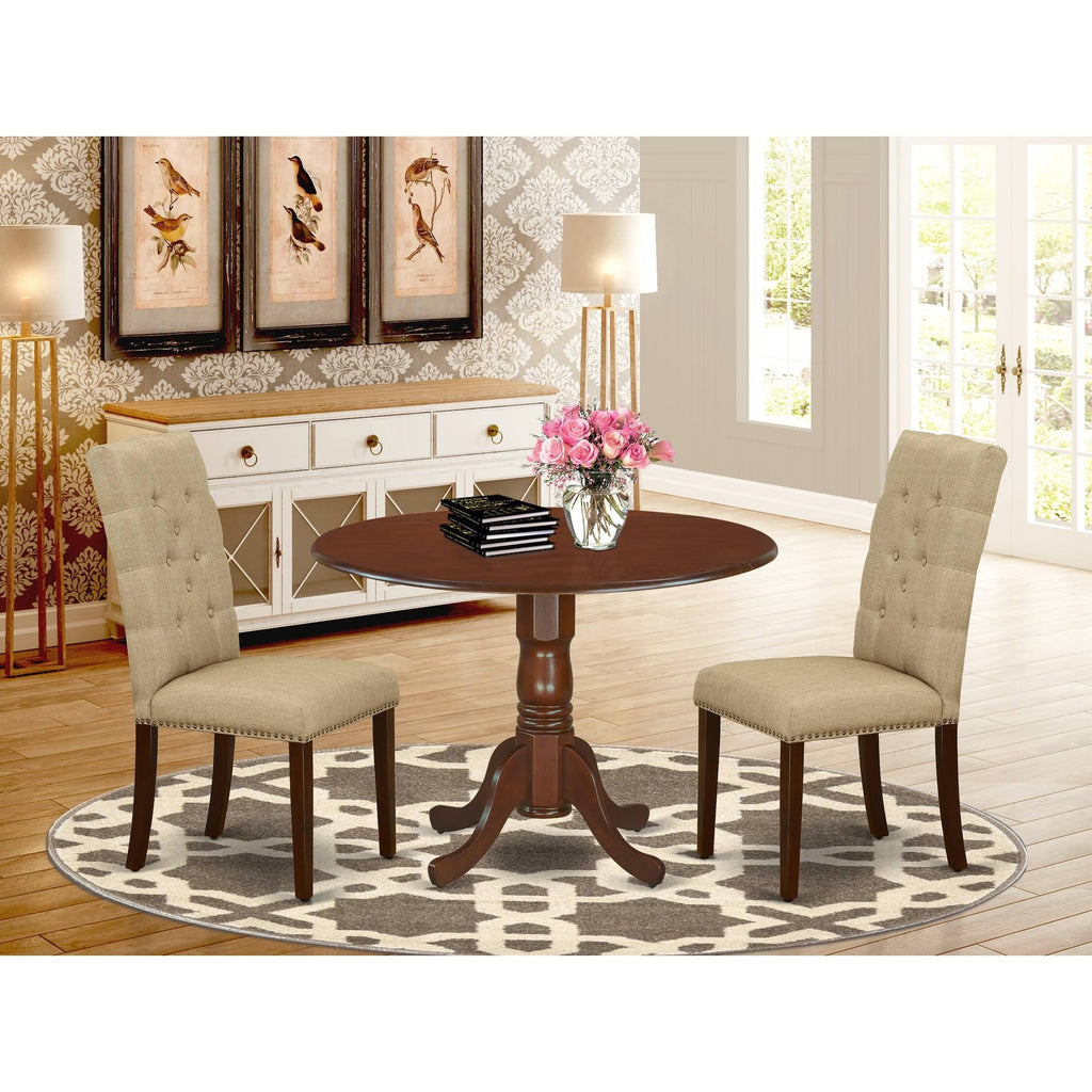 3 Piece Mid Century Dining Table Set V961
