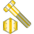 2 Hex Head Cap Screw Steel Zinc Yellow UNC Grade 8 50 Pk I3778