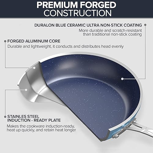 7pc Ceramic Nonstick Cookware Set P2703