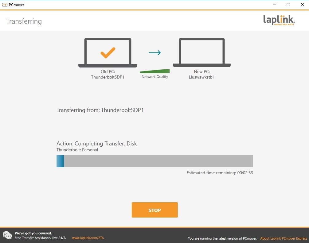 Single Use License PCmover Express I9698