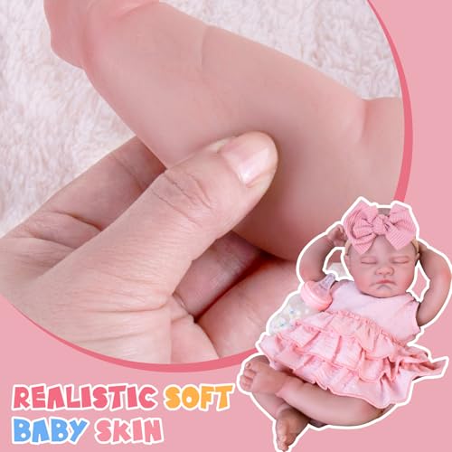 20-Inch Reborn Baby Doll with Poseable Limbs and Feeding Kit C758499