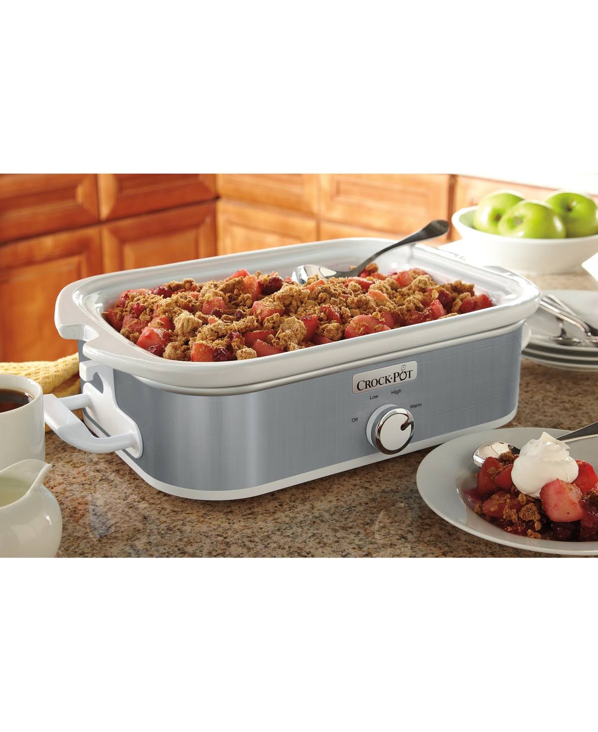 3.5 Quart Stainless Steel Slow Cooker U680