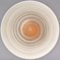 Taupe Porcelain Flat Coupe Plate O508
