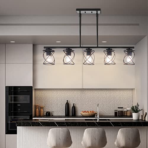 Brushed Nickel 4-Light Linear Pendant Light W181531