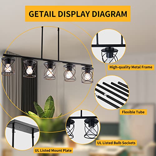 Brushed Nickel 4-Light Linear Pendant Light W181531