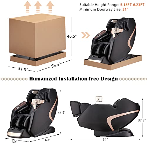 3D Full Body Massage Chair with SL Track N518