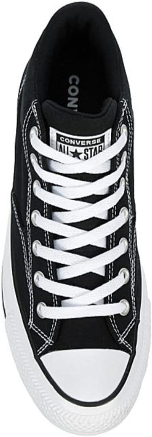 Black White Mid High Canvas Sneaker X217302