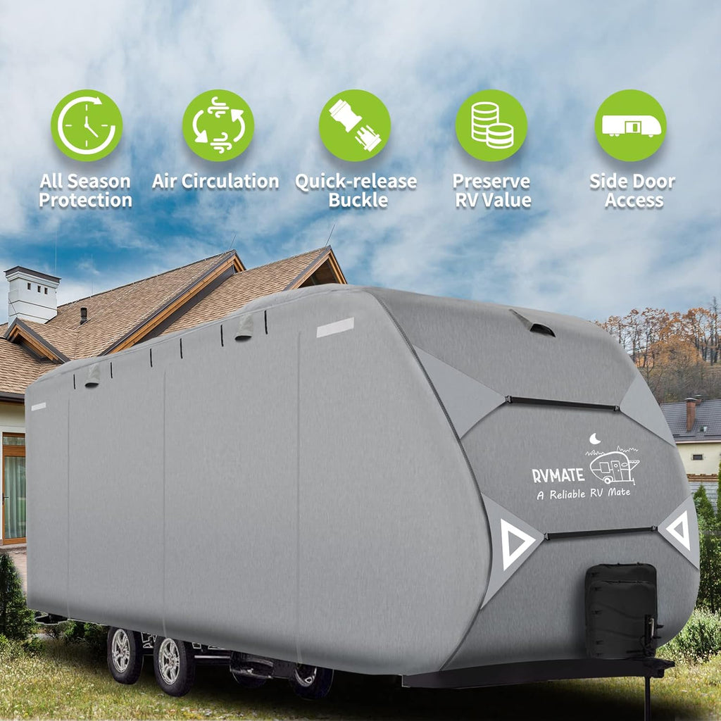 Travel Trailer Cover with Quick Side Door Access I79936