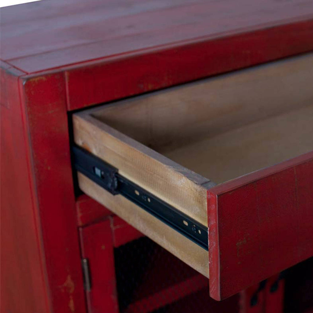 Red 2-Door Accent Chest C425