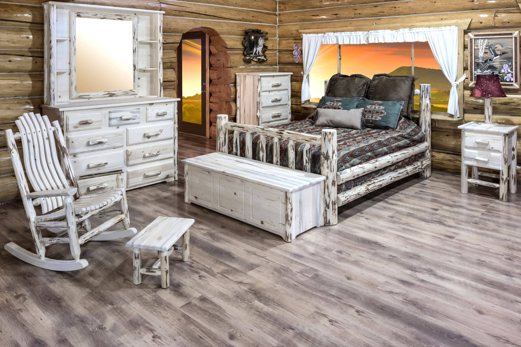 Full Bed with Clear Lacquer Finish U4644