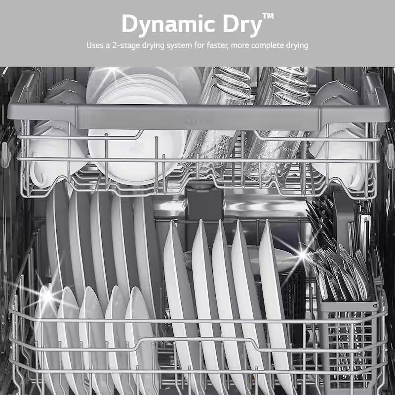 Stainless Steel Front Control Dishwasher with 3rd Rack A911