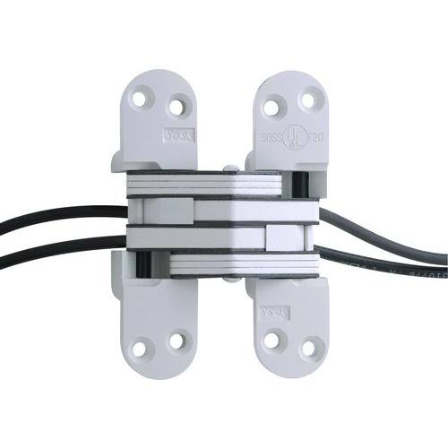 Invisible Hinge White E-Coated G56123