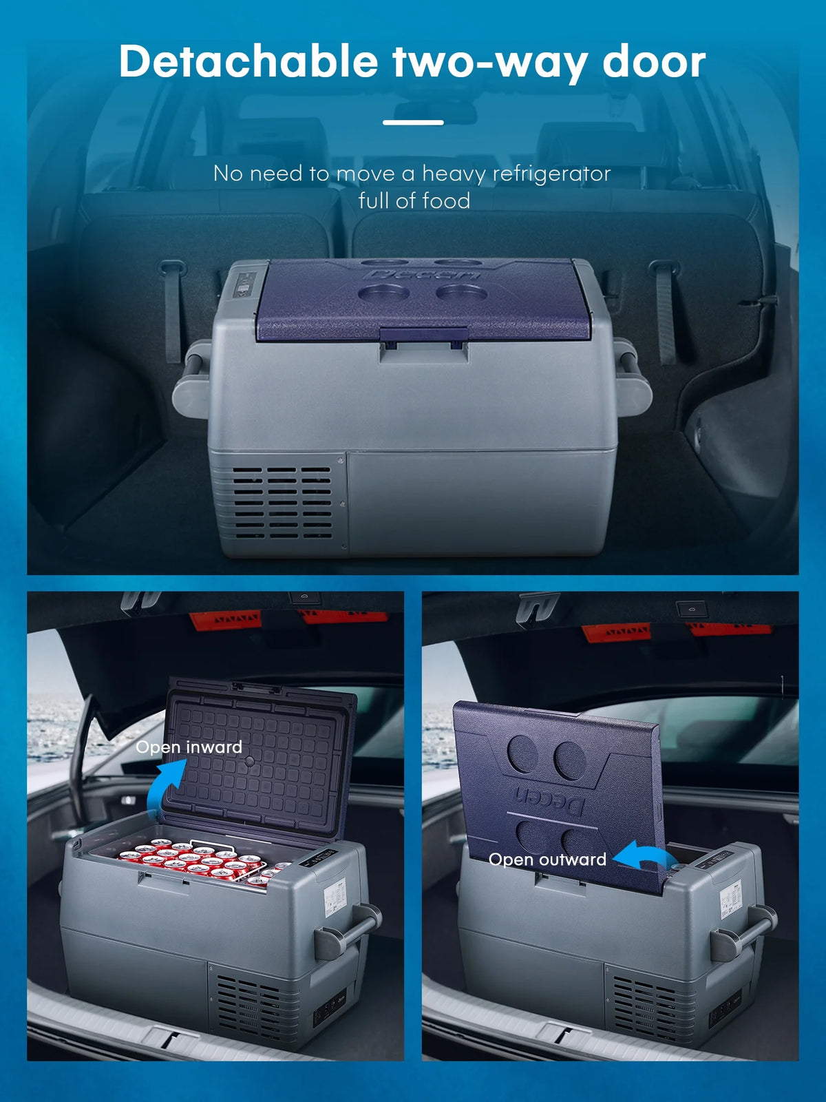 12/24V DC and 110-240V AC Car Refrigerator X8180