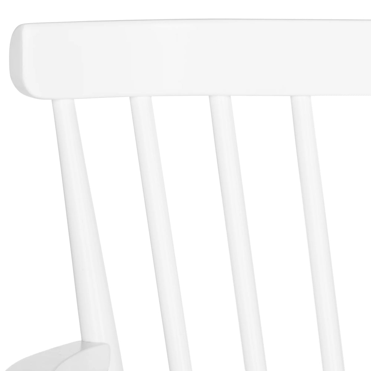 White Spindle back Settee T40806
