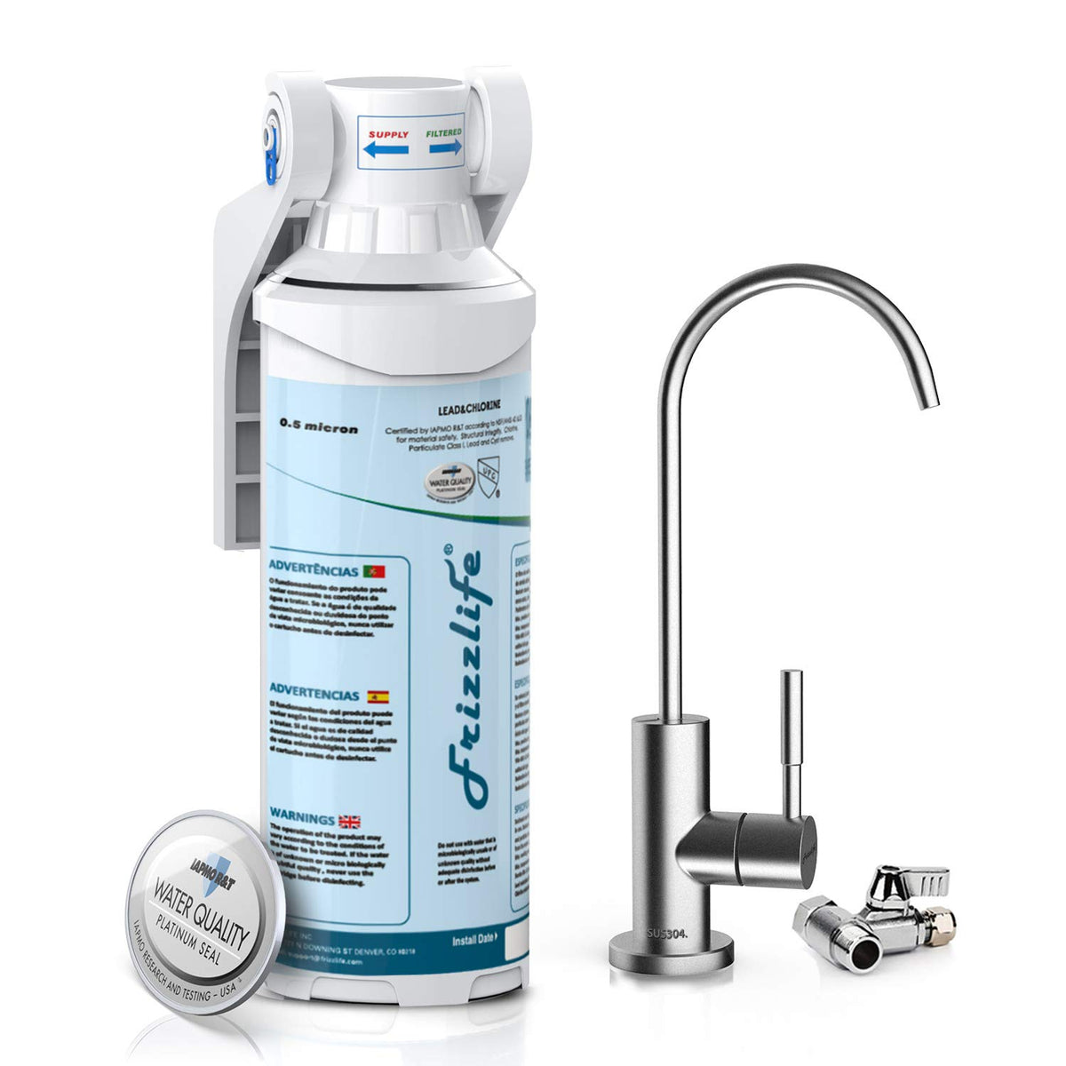 Under Sink Water Filter with Dedicated Faucet Z9655