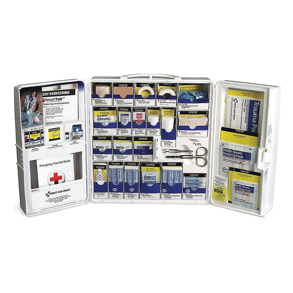 206 Piece Plastic First Aid Cabinet D76399