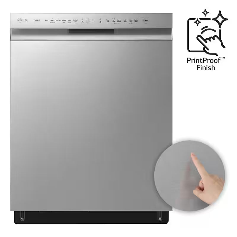 Stainless Steel Front Control Dishwasher with 3rd Rack A911
