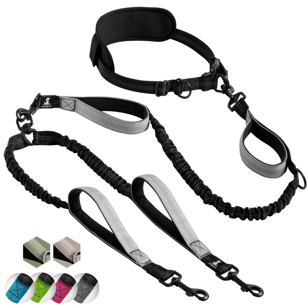 Hands Free Double Dog Leash I7320