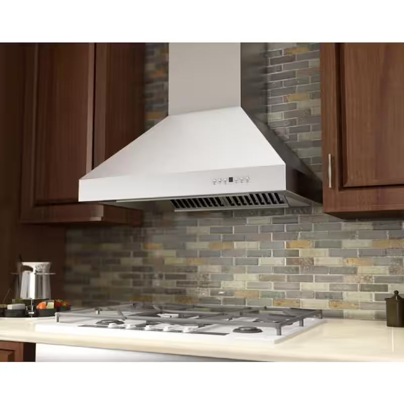30 in. 400 CFM Convertible Wall Mount Range Hood Stainless Steel C23979