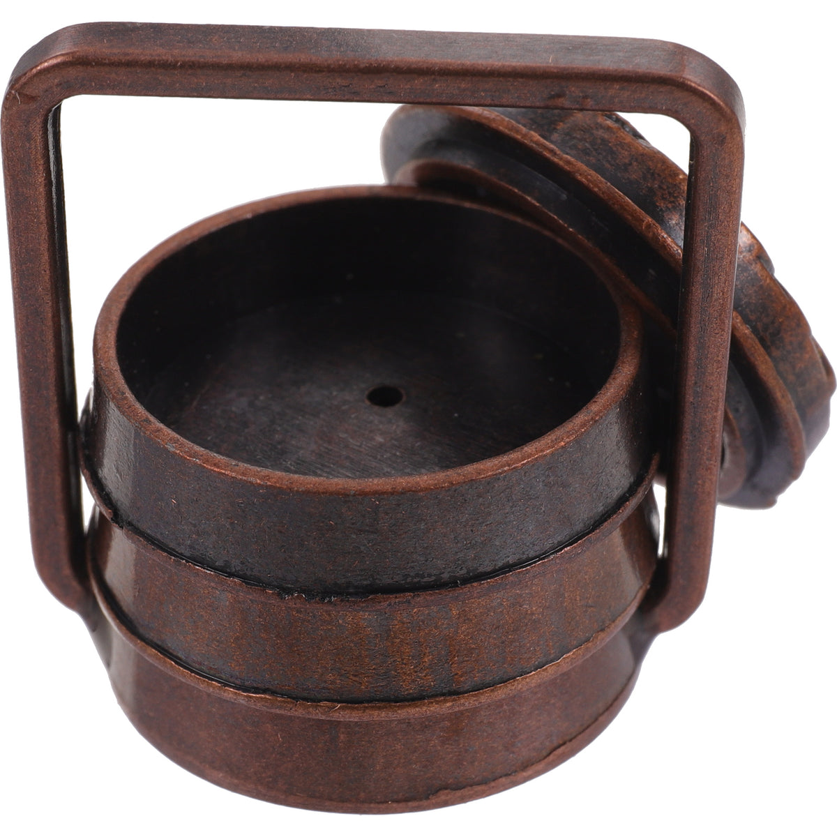 2pcs Small Metal Basket Miniature Doll House Decor C10211