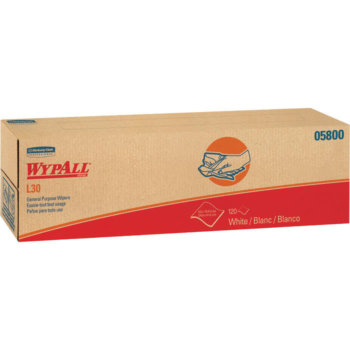 White Pop-Up Box Wipers A6548