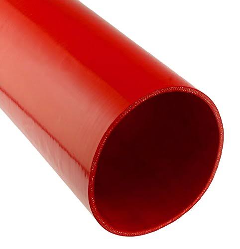 Red Silicone Hose, 6 inch ID, 1 Foot Length S906819