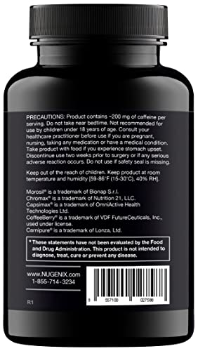 Thermogenic Fat Burner Supplement Pills 42 Count W49639