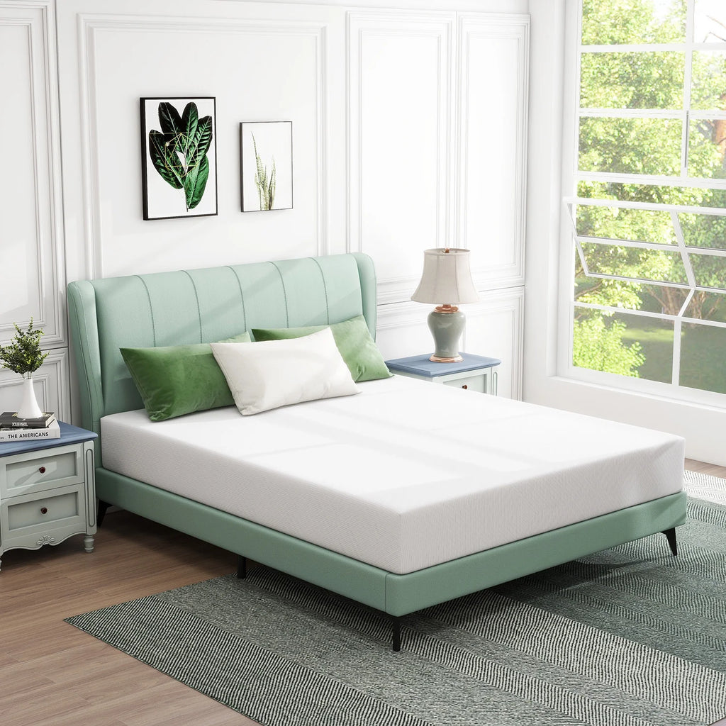 Queen Cooling Gel Memory Foam Medium Firm Mattress S8042